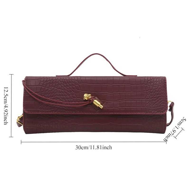 Woven Handbag 2025 New Soft Leather Evening Bag Fashionable and Versatile Horizontal Carrying Crossbody Bag C260327