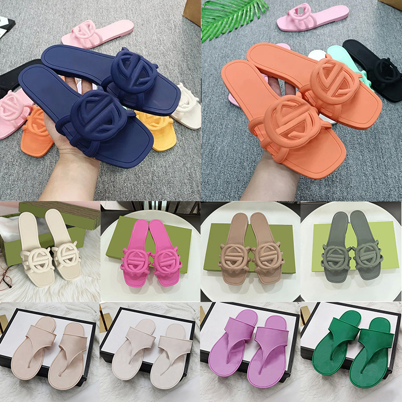 with box slides men women designer Slippers luxury slippers stylish sandals sliders pink flower black sandal summer slipper beach outdoor slide mens womens shoes