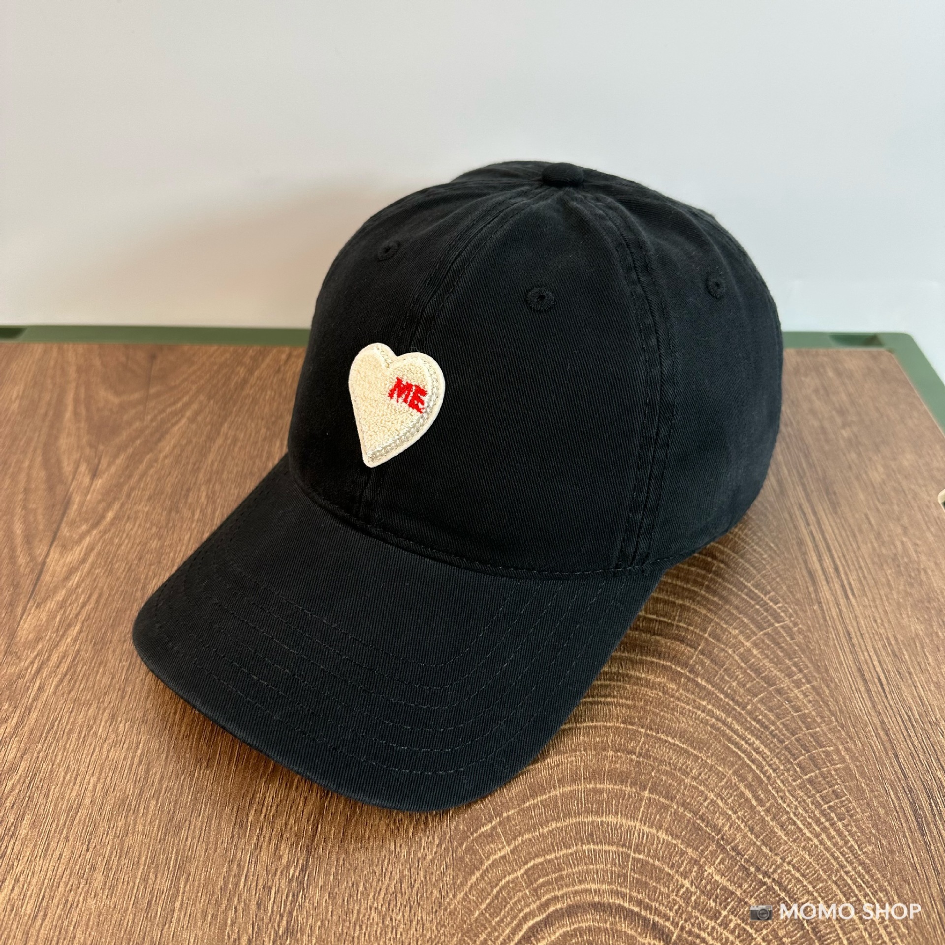 High-quality heart ME towel embroidery Korean-style baseball cap, unisex, fashionable and versatile, soft-top duckbill cap that makes the face look sm