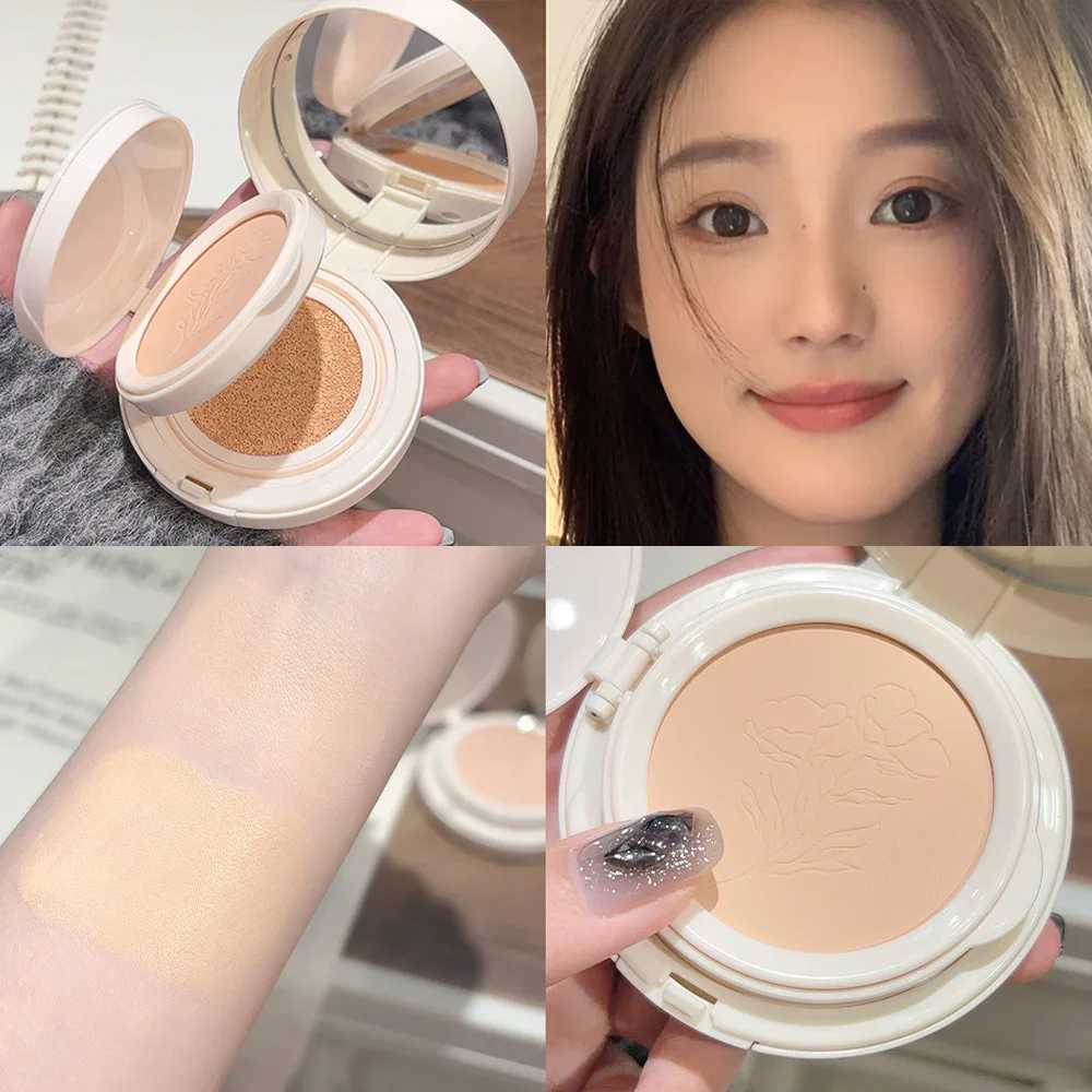 2 in 1 Double Layer Powder Cushion Clear Natural Lasting Brightening Gege Bear Makeup Concealer Loose Powder Cushion Cream H260328