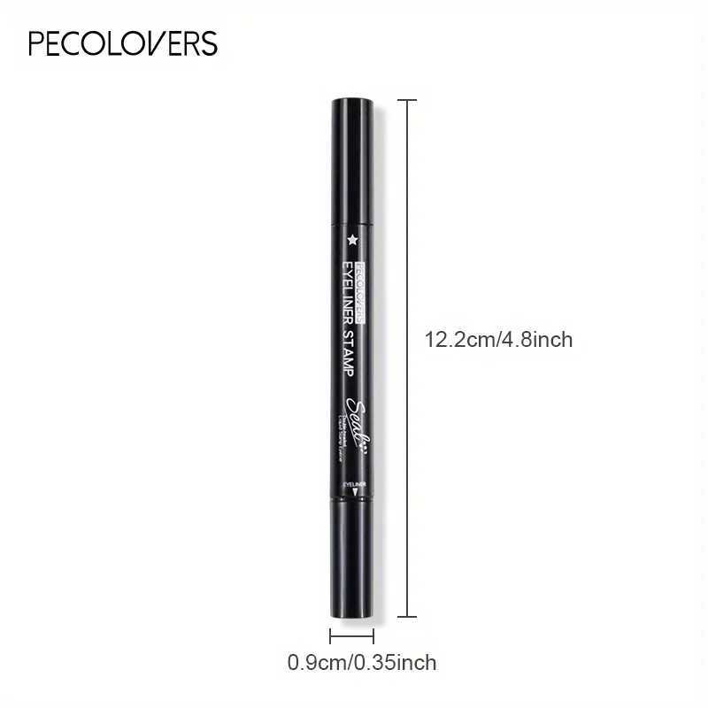 7 Styles Eyeliner Stamp Pen Red Black Liquid Eyeliner Pen Double-ended Lazy Eye Liner Pencil Fast Drying Waterproof Eye Makeup H260328