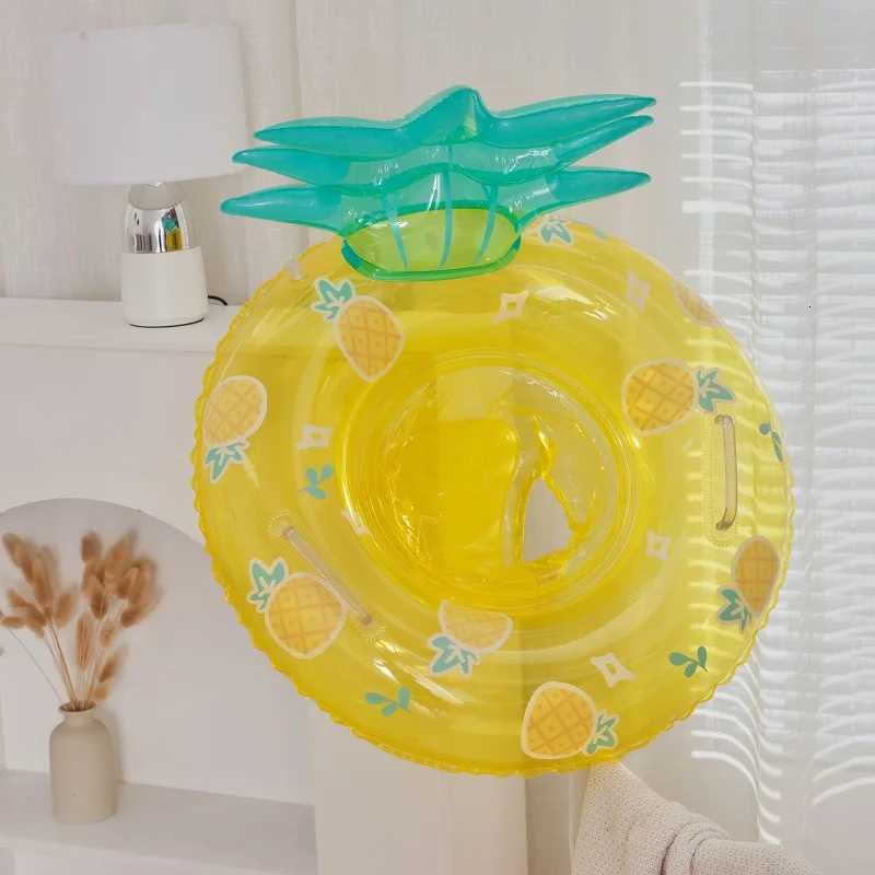 Rooxin Flamingo Swimming Circle Baby Infant Float Pool Swimming Ring With Sunshade Floating Seat Summer Beach Pool Swim Tube Z260328