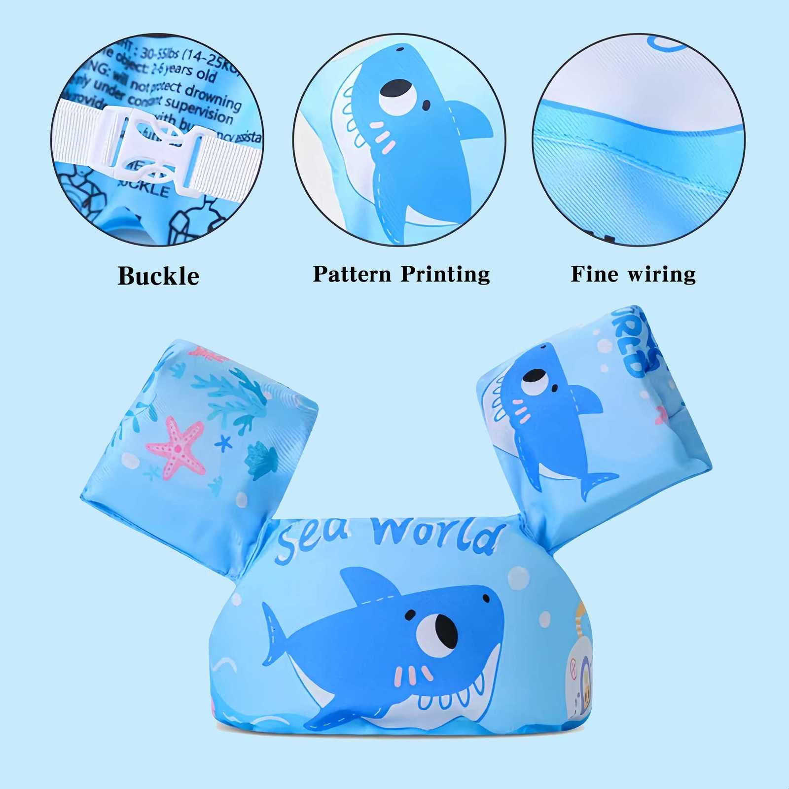 Kids Swim Life Jacket Vest for Swimming PoolSwim Aid FloatsToddler Swim Vest with Suitable for 30-50 lbs Infant/Baby/Sea/Beach Z260328