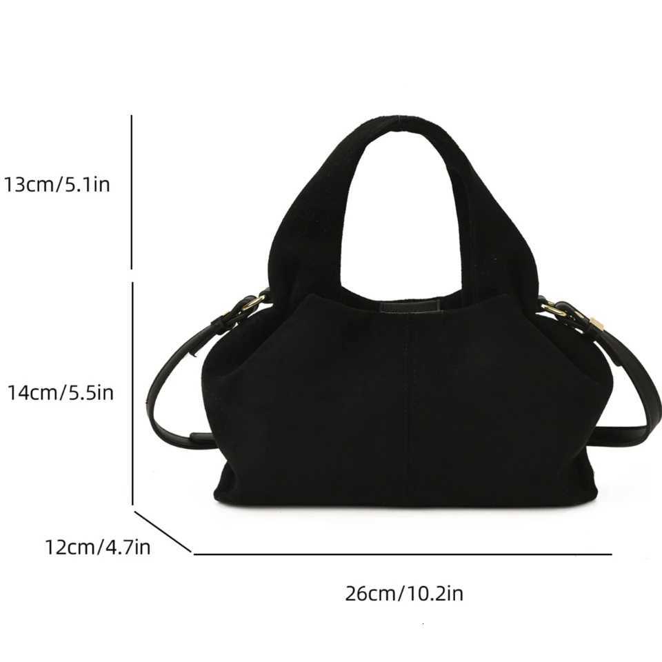 French Cloud Dumpling Bags Brand Design Frosted New Fashion Handbag Lunch Box Bag Retro Magnetic Clasp Shoulder Crossbody Bags C260327