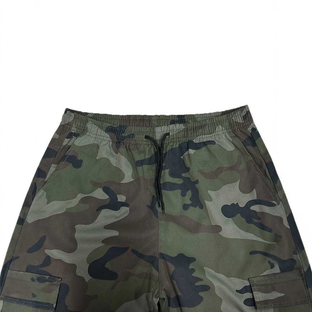 Trendy Camo Cargo Pants Camo Cargo Pants - Mens Trendy Casual Regular Fit Trousers With Side Pocket For Outdoor Activities M260328