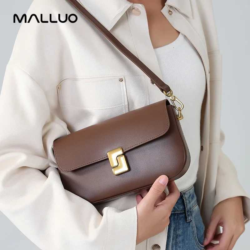 Womens Split Leather Shoulder Bag Trend Small Square Bags luxury Designer Handbag Messenger bag for Female C260327