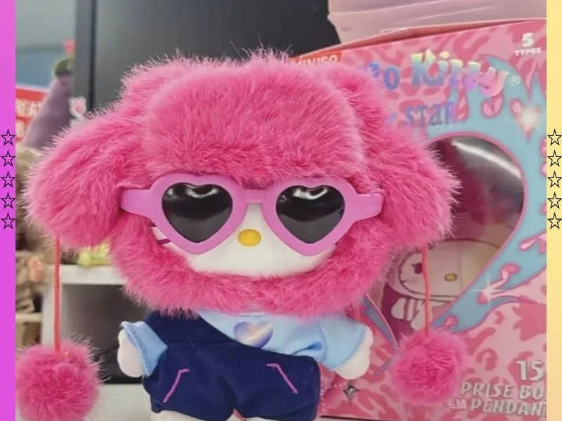 Sanrio In Stock Pop Star Blind 100 Cute Hello Kitty Plush Vinyl Doll Mystery Box Collection Bag Decoration