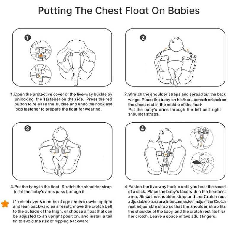 Mambobaby Baby Waist Floating Lying Swimming Ring Pool Toy Swimming Trainer Solid Non-Inflatable Newborn Baby Swim Z260328