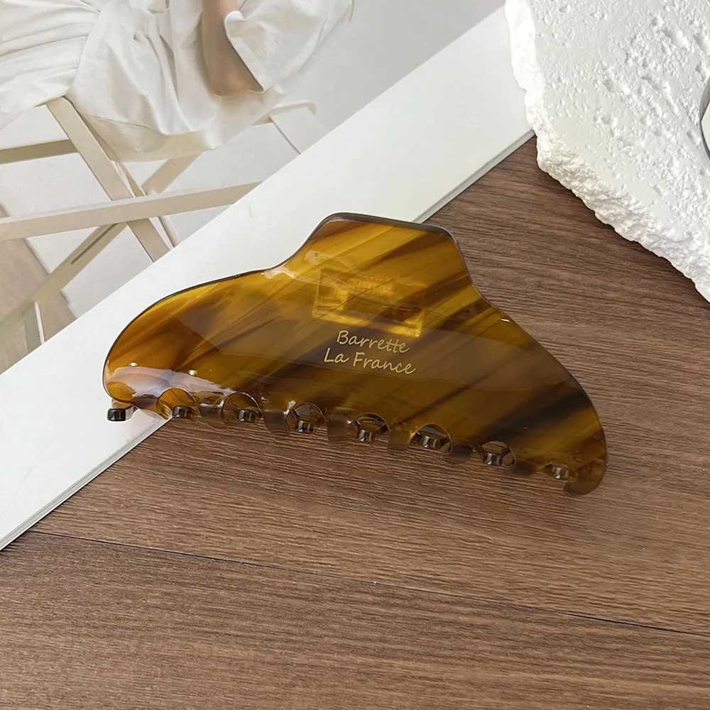 1pc New retro grip clip with premium texture back of head hair with shark clip temperament hair clip hair accessory headwear H260328