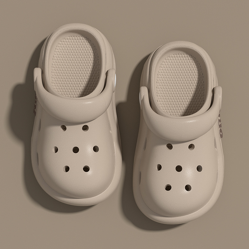 Men Women Non-slip Slippers Solid Slide Suitable Children Outdoor Sandals Breathable Eva Shoes Thick-soled Garden Shoes Free shipping Size 24-41