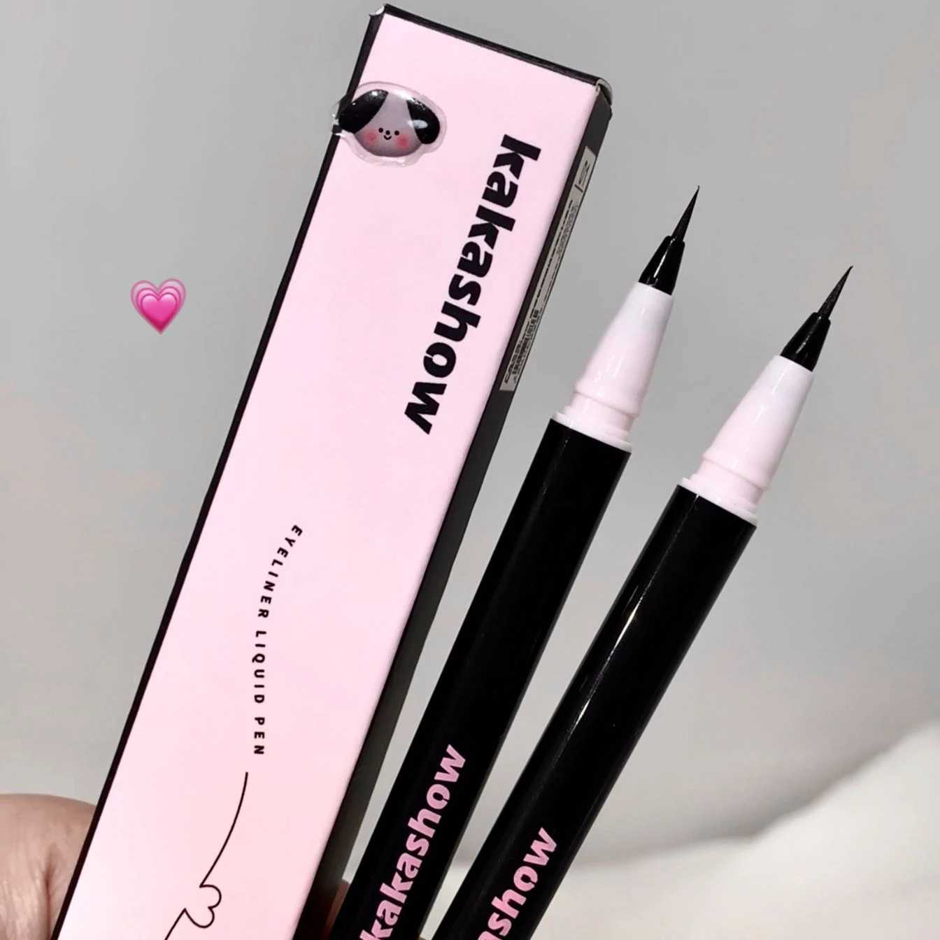 005mm Eyeliner Liquid Pen Matte Smooth Quick Dry Waterproof Ultra-thin Eyeliner Lower Eyelash Pen Non Smudging Korean Makeup H260328