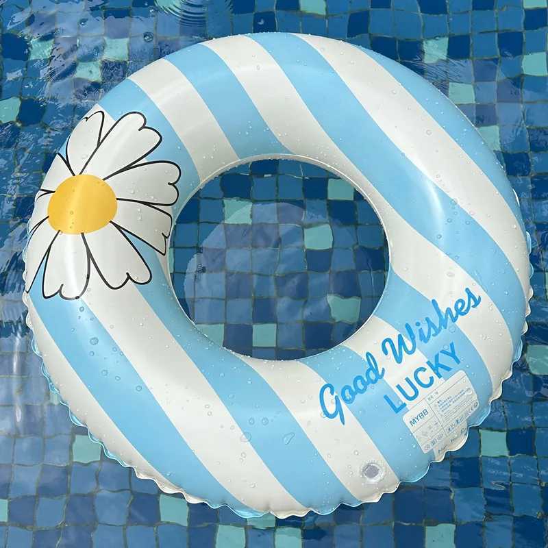 Rooxin Inflatable Pool Float Swimming Ring Kid Adult Swim Tube For Children Swim Circle Water Play Tube Summer Pool Party Float Z260328