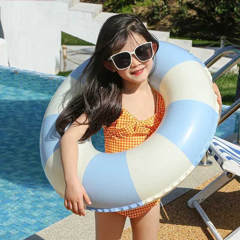 Donut Swimming Ring Inflatable Pool Float for Teen Kids Swimming Circle Baby Swim Tube Water Play Swimming Pool Toys Z260328