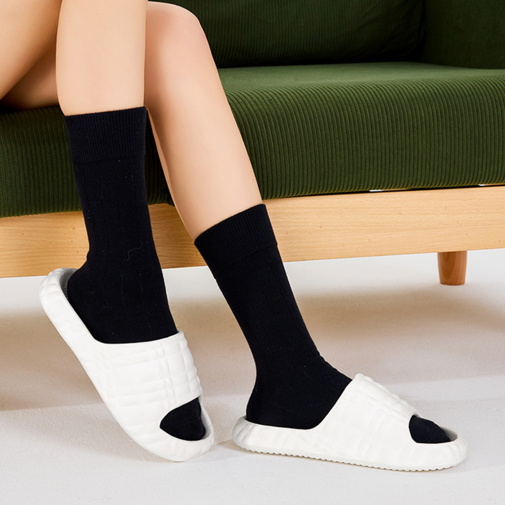 Slides Couple Ultra Light Trendy Plaid Pattern EVA Fashion Gifts Slippers Summer Outdoor Beach Sandals Fashionable Non Slip Solid Slide Daily Outfit 2 - view 3