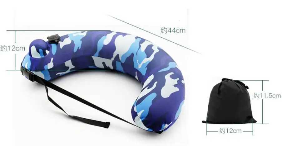 Multipurpose Pressure Inflatable semicircle swimming ring Portable Half Round Swim ring Neck pillow life buoy Z260328