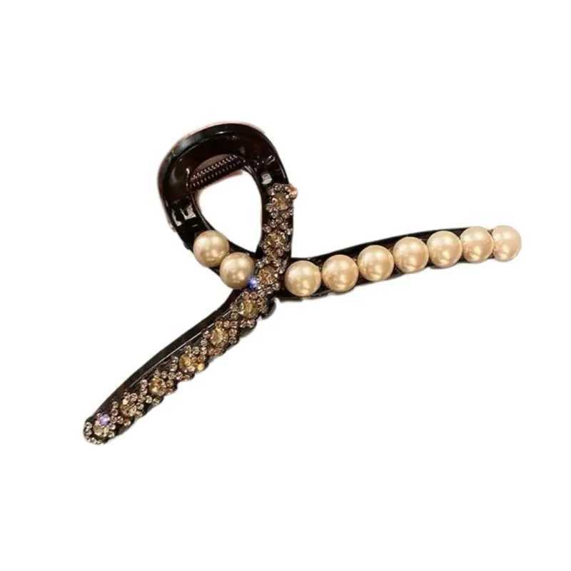 Luxury Hair Accessories With Diamond And Pearl For Women H260328