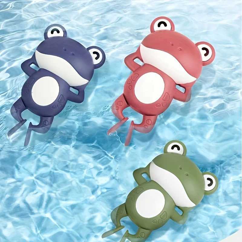 Frog Bath Toy - Non-toxic Plastic Suitable for Water Games Ideal ShowerSwimming Pool Game Partner Gift for Summer Holiday Z260328