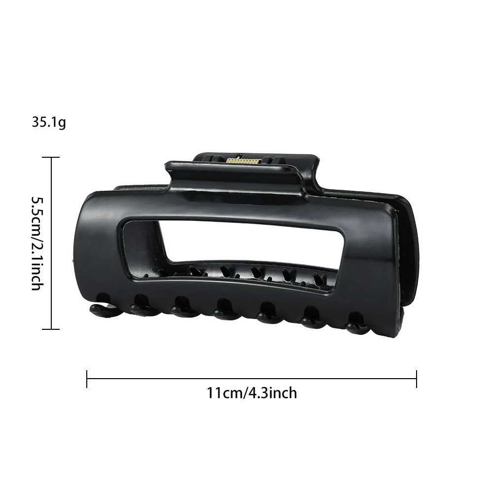 Silicone Flexible Hair Claw Clips Nonslip Large Bendable Claw Clip Soft Hair Grip Hairclips for Thin and Thick H260328