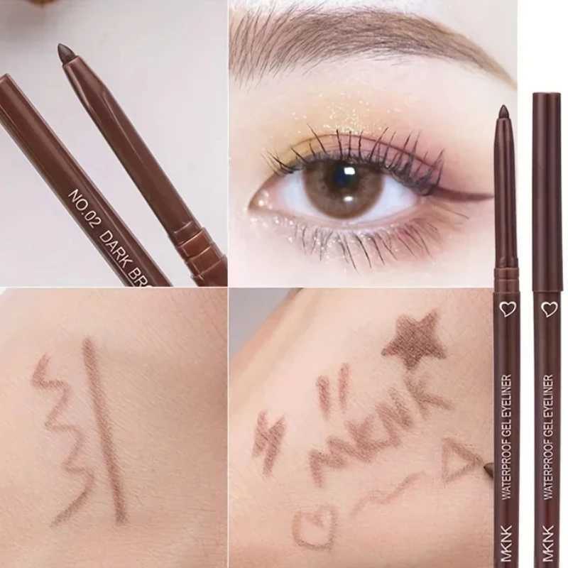 Black Coffee Eyeliner Pencil Matte Waterproof Lasting Lying Silkworm Gel Pen Easy To Wear Eye Liner Pencil Eyes Beauty Cosmetics H260328