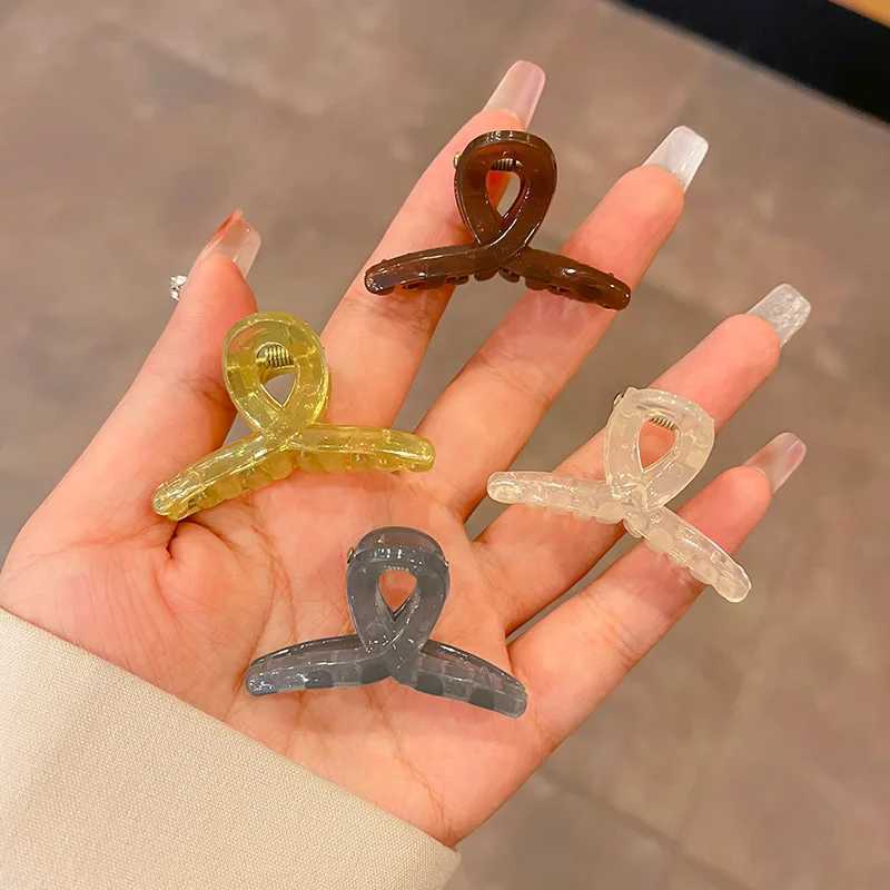 4PCS Jelly Small Grab Clip Simple Hair Clip Forehead Bangs Clip Female Side Broken Hair Organizer Clip Headdress New Hair Card H260328