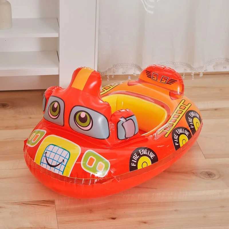 Rooxin Flamingo Swimming Circle Baby Infant Float Pool Swimming Ring With Sunshade Floating Seat Summer Beach Pool Swim Tube Z260328