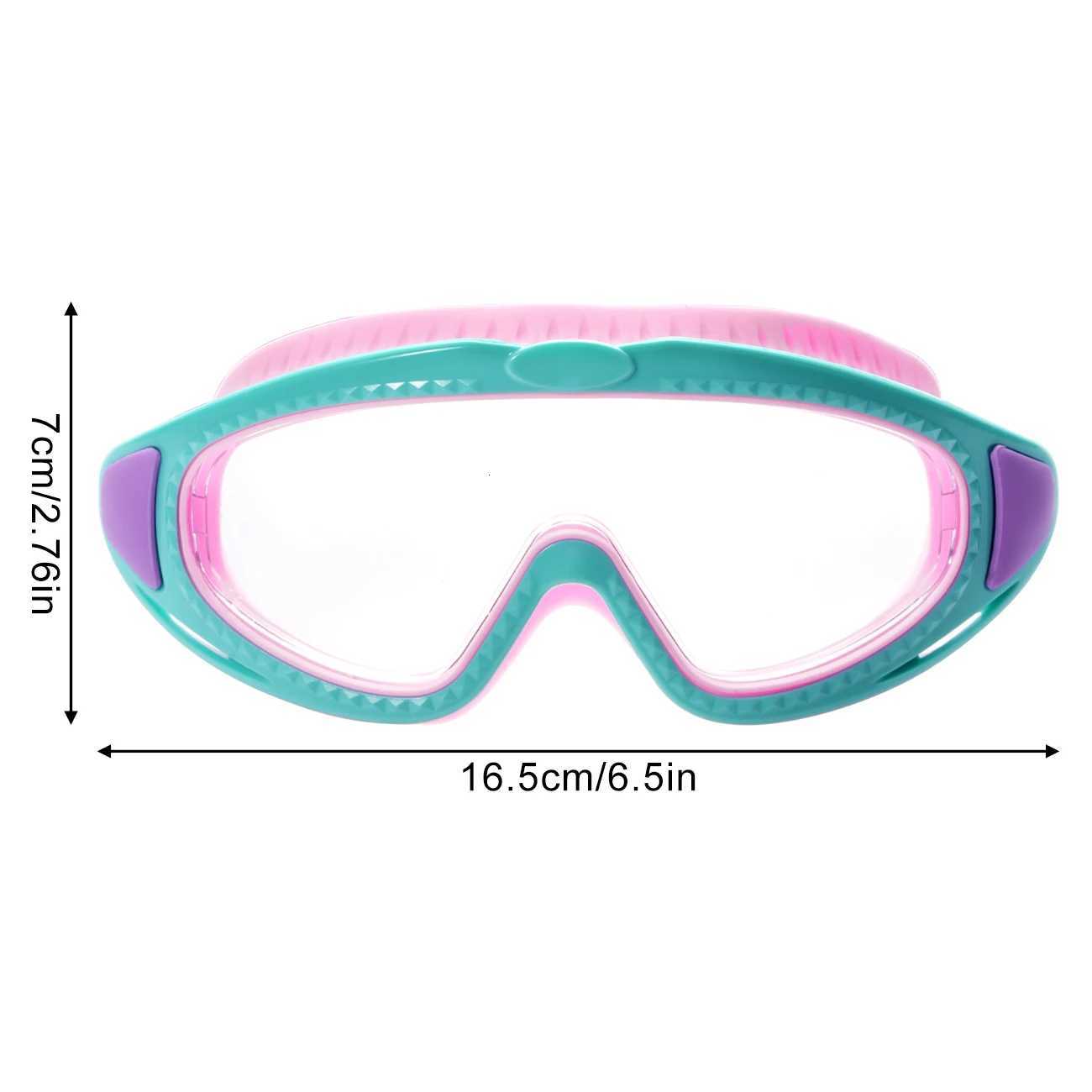 1 Piece of Goggles High-Definition Large Frame Anti-Ultraviolet and Anti-Fog Suitable for Swimming in Swimming Pools Z260328