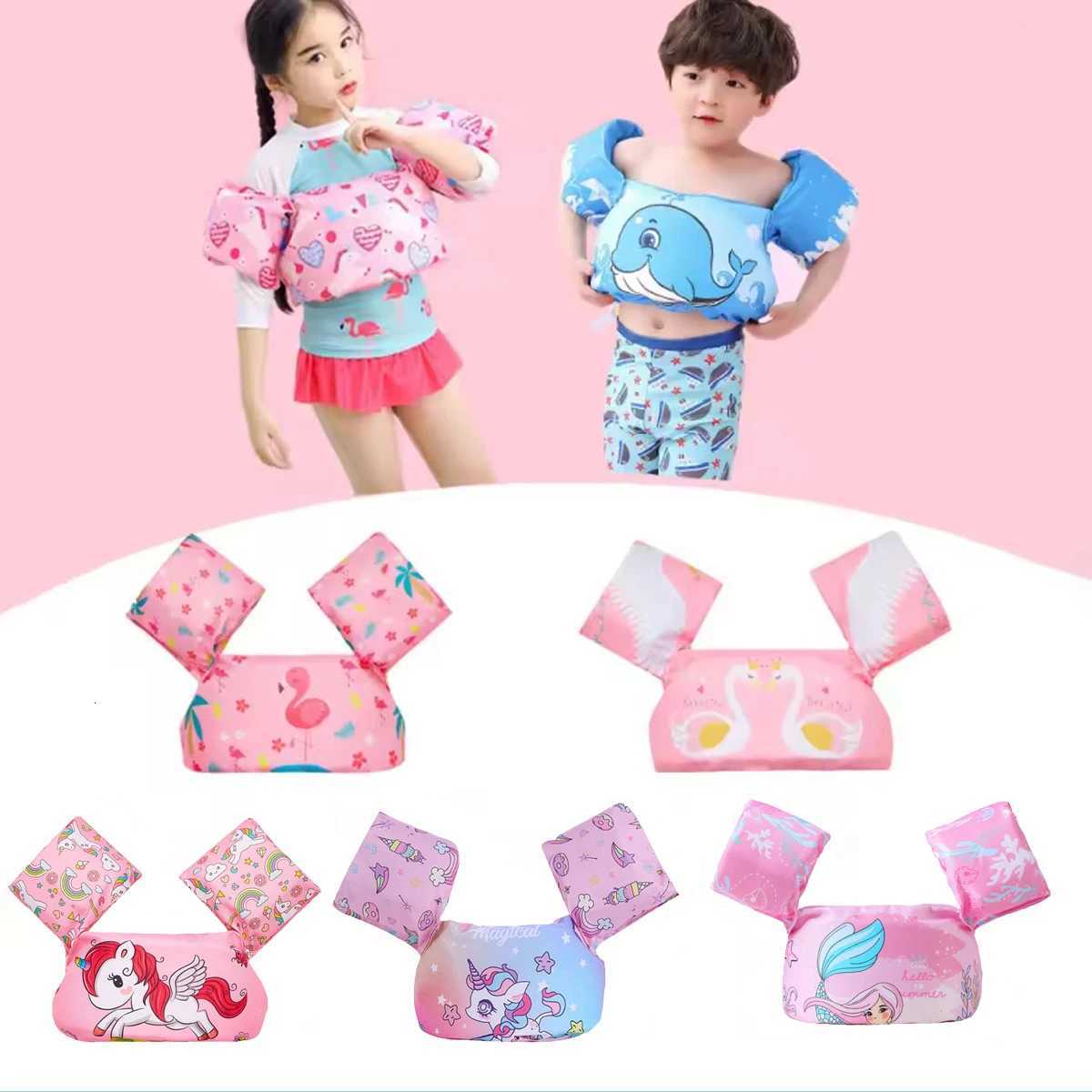 Kids Pool Floats Baby Swimming Vest Foam Armbands Buoy for Infants Better than Inflatable Rings for Learning to Swim Z260328