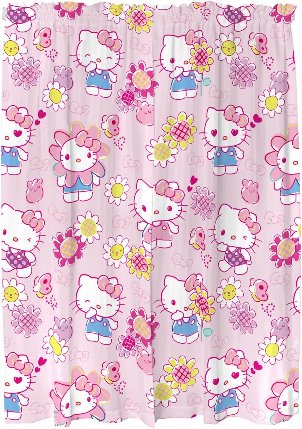 Franco Kids Room Window Curtains Drapes Set 82 in x 63 in Hello Kitty prints may vary Curtain - view 7