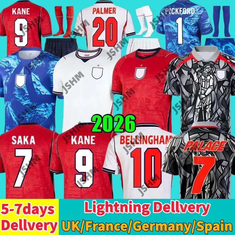 2026 World Cup england football shirt Bellingham SAKA Soccer Jersey 26 27 Men Kids kit KANE MAINOO BOWEN RICE FODEN GORDON TONEY PALMER PICKFORD Soccer Uniforms WOMEN
