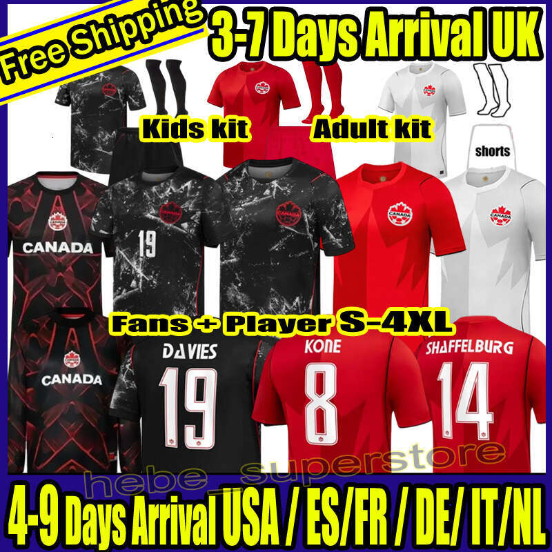 2026 world cup Canada Soccer Jerseys MEN KIDS KIT WOMEN Uniforms national team DAVIES J.DAVID LARIN UGBO CAVALLINI MILLAR EUSTAQUIO FRASER football shirt T home away