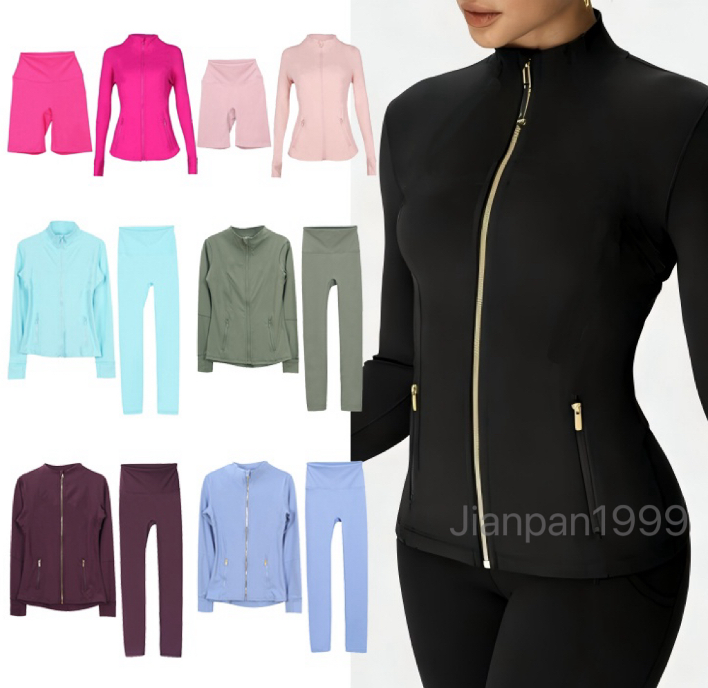 polka dot set Workout set Women Yoga Sets sweatshirt jackets shorts leggings Push Up Fitness sets Sports Jackets Sportswear Outfits Pants Gym Suits Tracksuits