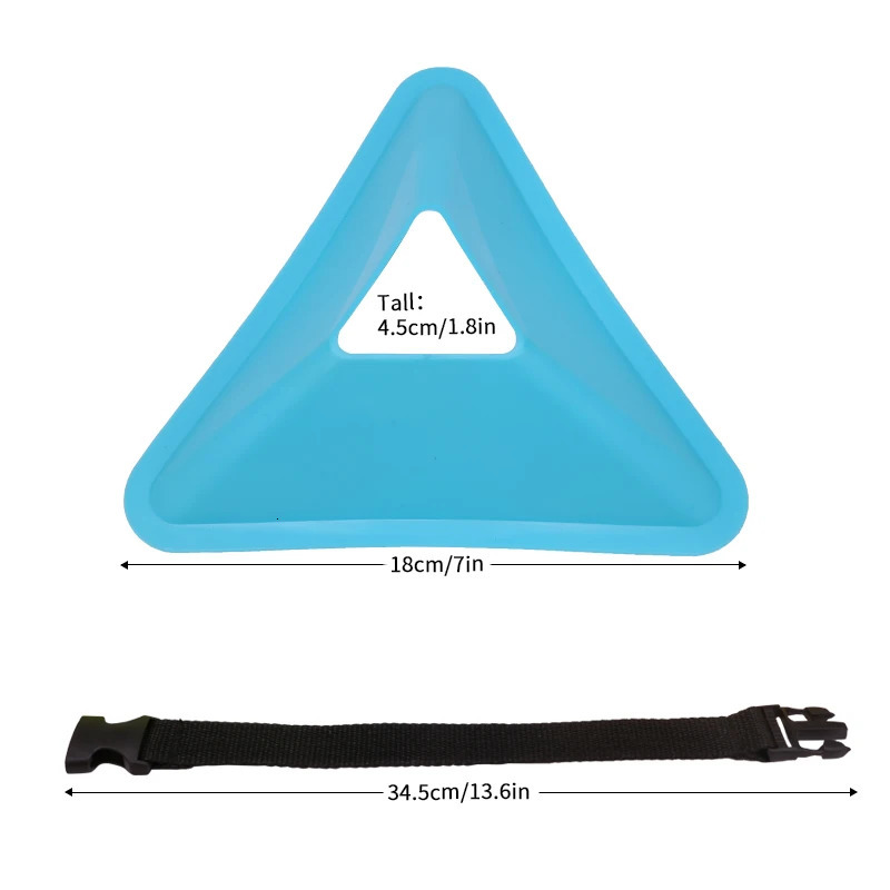 20PCS 40PCS Football Training Disc Triangle Soccer Practice Field Sports Agility Training Cone Portable Equipment for Kids Adult 260327