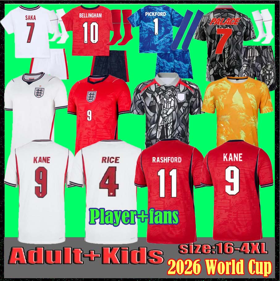 2026 EnGLaNdS football shirt final Bellingham PALMER MAINOO 26 27 kane rice saka Soccer Jerseys KELLY Russo camisa de futebol WOMEN Men Kids kit uniform MEAD TOON