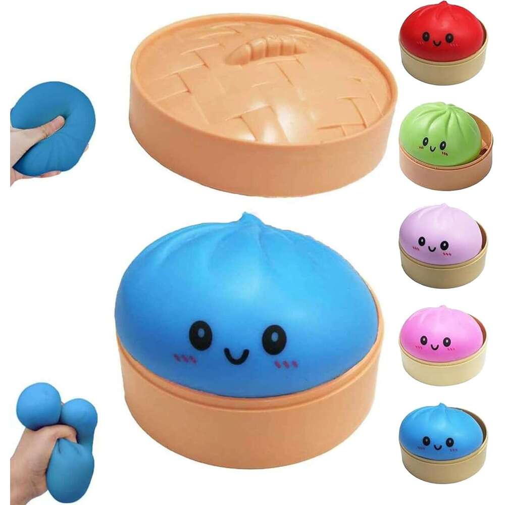 Hymhzy New 2026-Dumpling Squishies & Mystery Box Squishy Dumpling Dark Blue 4bd