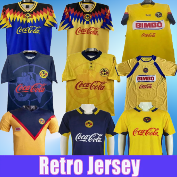 Liga MX retro Club America Soccer Jerseys 2004 2005 2006 K.ALVAREZ J.QUINONES D.VALDES G.OCHOA GIOVANI FIDALGO M.LAYUN A.ZENDEJAS 95 96 04 05 06 football shirt