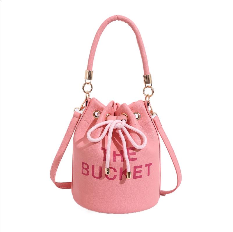 Drawstring/Bucket Bags Original designer handbag leather Luxury bucket Womens crossbody chain quality bag wallet