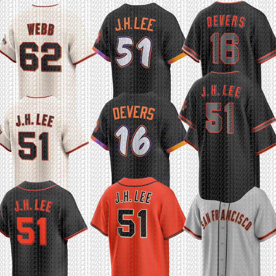 2026 Giants Baseball Jersey Matt Williams Rafael Devers Jung Hoo Lee Logan Webb Robbie Ray Matt Chapman Luis Arraez Willy Adames Eldridge Heliot Ramos Tyler Mahle