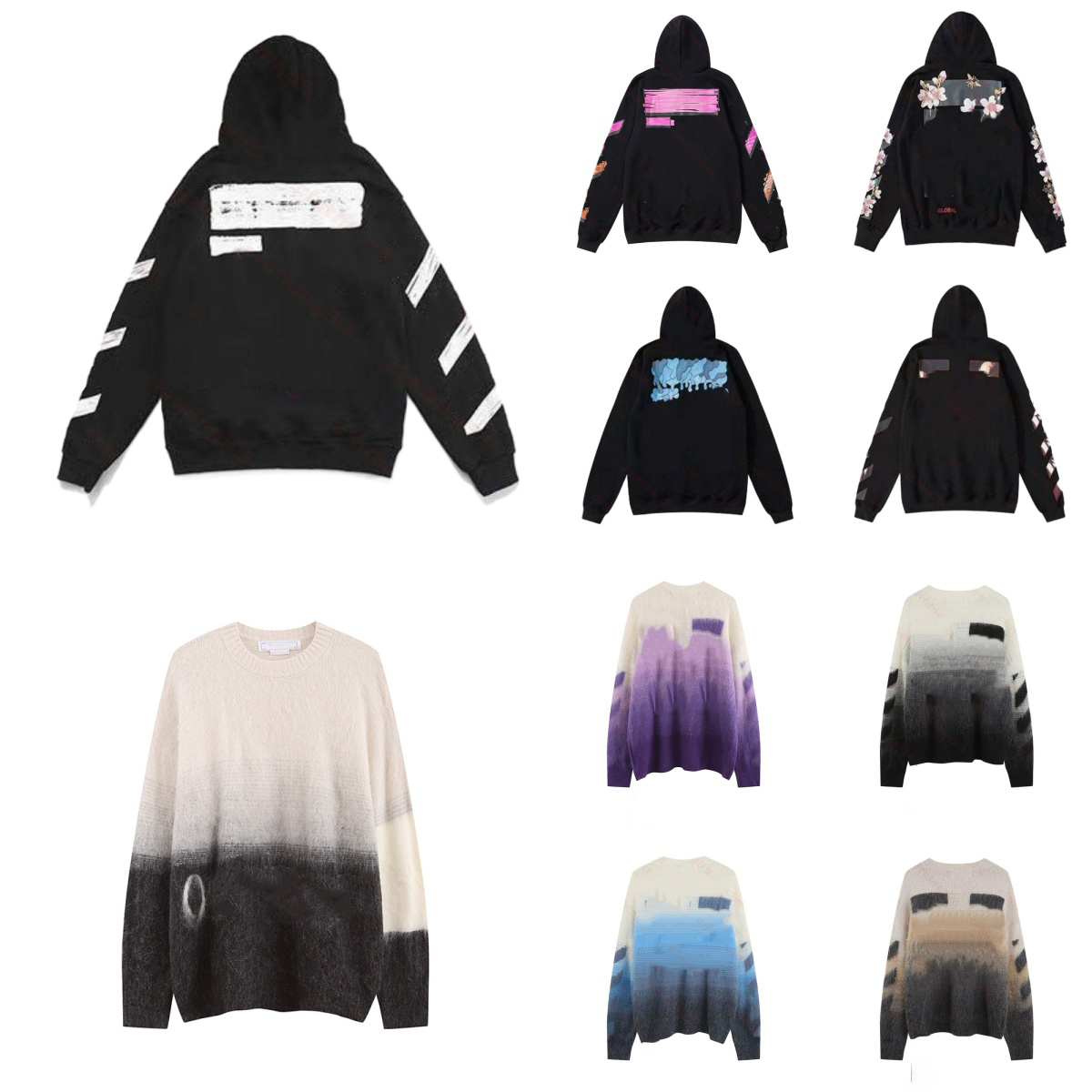 designer hoodie sweater hoodie sweatshirt jumper mens designers allover letter tech fleeces sweaters printed otton knit crewneck men women letter sportswear