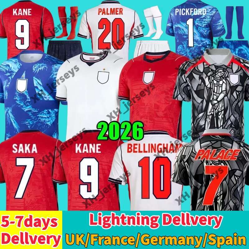 2026 World Cup england football shirt Bellingham SAKA Soccer Jersey 26 27 Men Kids kit KANE MAINOO BOWEN RICE FODEN GORDON TONEY PALMER PICKFORD Soccer Uniforms WOMEN