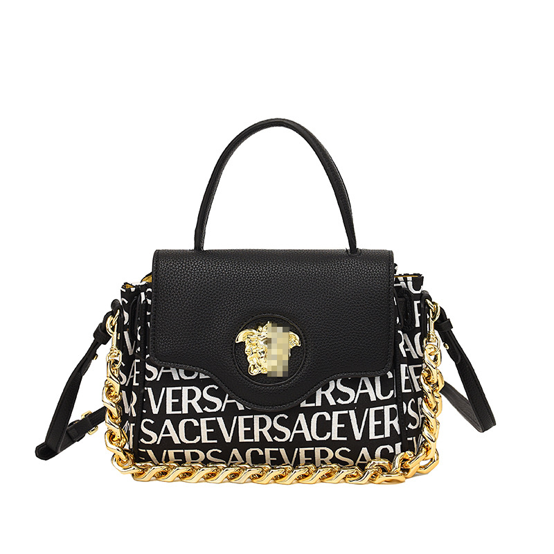 Designer Shoulder Crossbody Bag Gold Silver Chain Handbags Women Luxury Leather Beauty Head Tote Bag Classic Female Shopping Bag