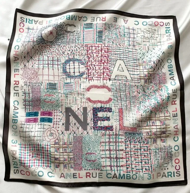 High Quality Silk Designer Letters Print Floral Silk Scarf Headband For Women Fashion Long Handle Bag Scarves Paris Shoulder Tote Lage Ribbon c91e