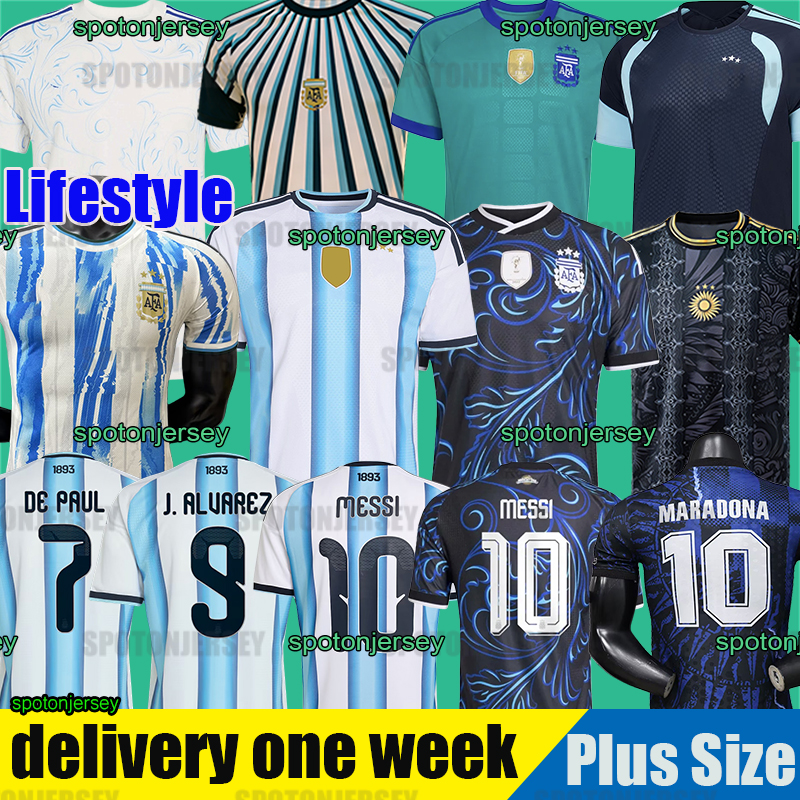 Argentina jersey 2026 World Cup messis Pink special Fans player version 3 stars soccer Jerseys copafootball shirt kit set 50th anniversary 2026 Argentina