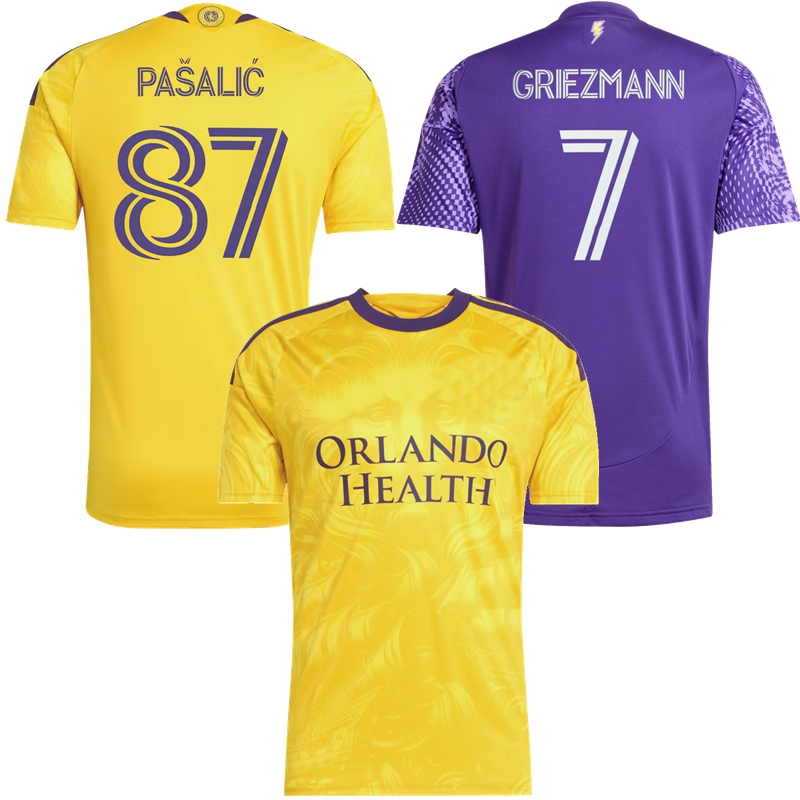 2025 2026 2027 GRIEZMANN Orlando City SC Soccer Jerseys JANSSON OJEDA PASALIC ANGULO McGUIRE ATUESTA BREKALO 26 27 football men kids kits shirt