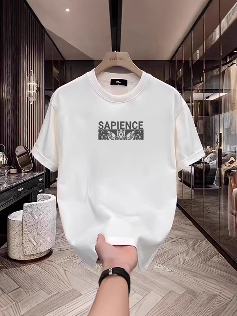 2026 Summer New Arrival Men's Streetwear Graphic Tees | Loose Crew Neck Versatile Short Sleeve Tops