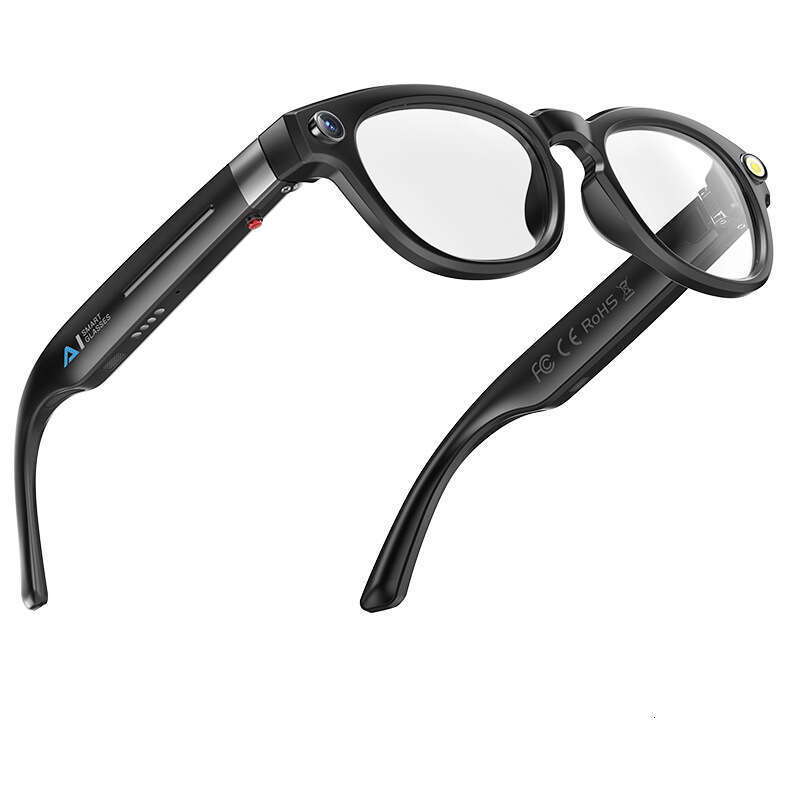 New AI Smart Glasses Q8, 8MP HD Camera Photo Video Recording, 32GB Bluetooth Music Player Multifunctional Glasses CKS