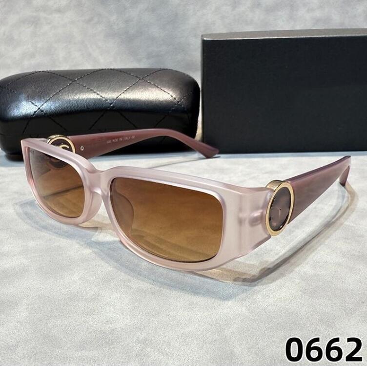 2026 New Designer Sunglasses Women Trend Curved Surface Lens Glasses Shining Men Womens Luxury sun glasses shades sun glasses for women 0662 girl with box