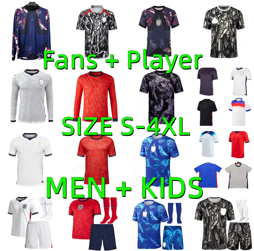 20 21 22 23 24 25 26 27 KANE FODEN ENGlAND Soccer Jerseys 2026 2027 Player version BELLINGHAM SAKA RASHFORD SANCHO MOUNT GREALISH EZE RICE PALMER men kids football shirt
