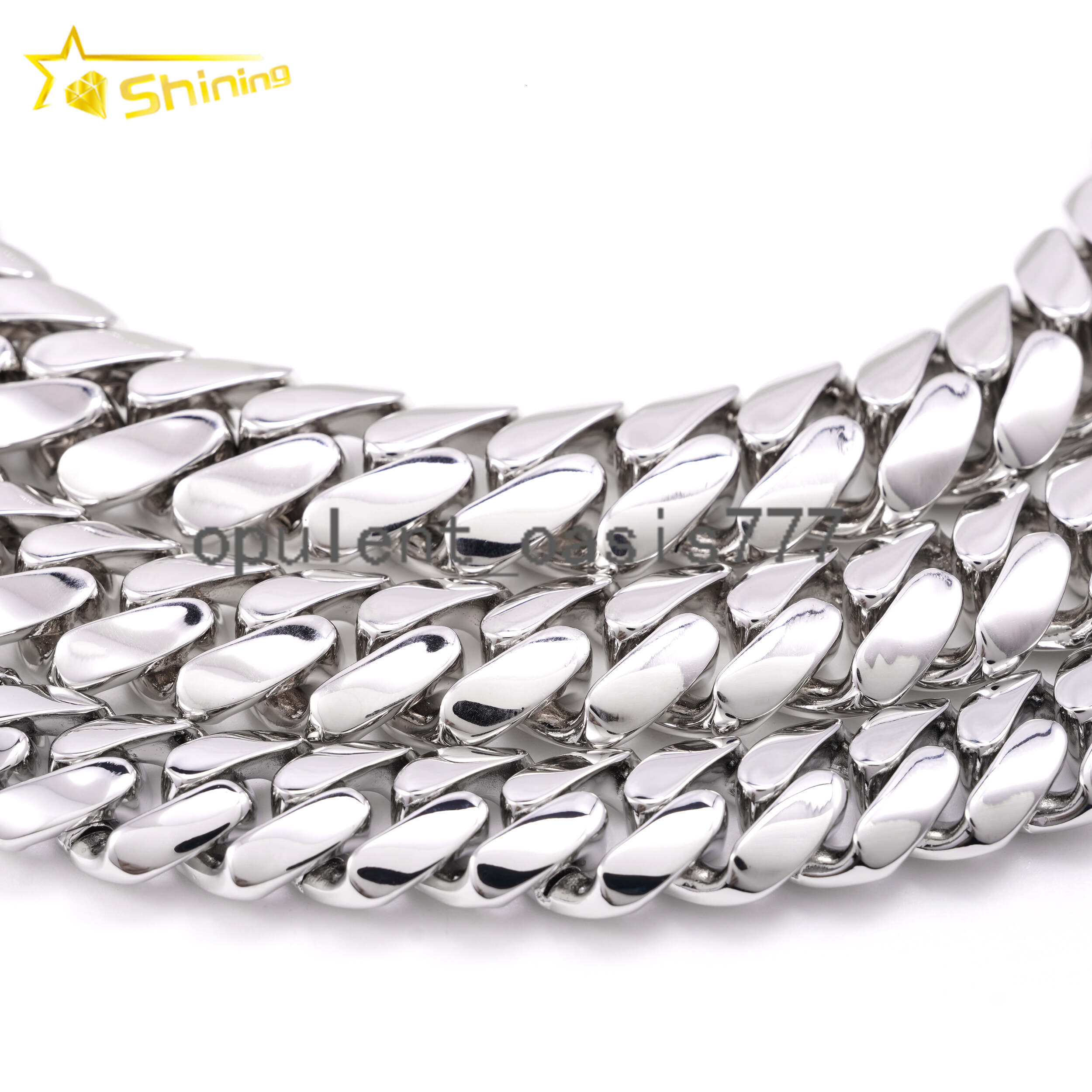 Hip Hop Jewelry Big Size 16MM 18MM Brass Miami Cuban Link Chain Men Fashion Cuban Chain Necklace