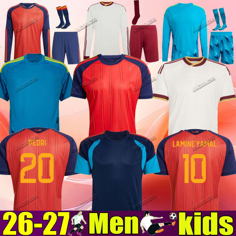 spain jersey 2026 World Cup camiseta espana soccer jerseys OLMO yamal Men Women kids football shirt kit ZUBIMENDI WILLIAMS JR. MORATA PIQUE PEDRI TORRES RODRIGO