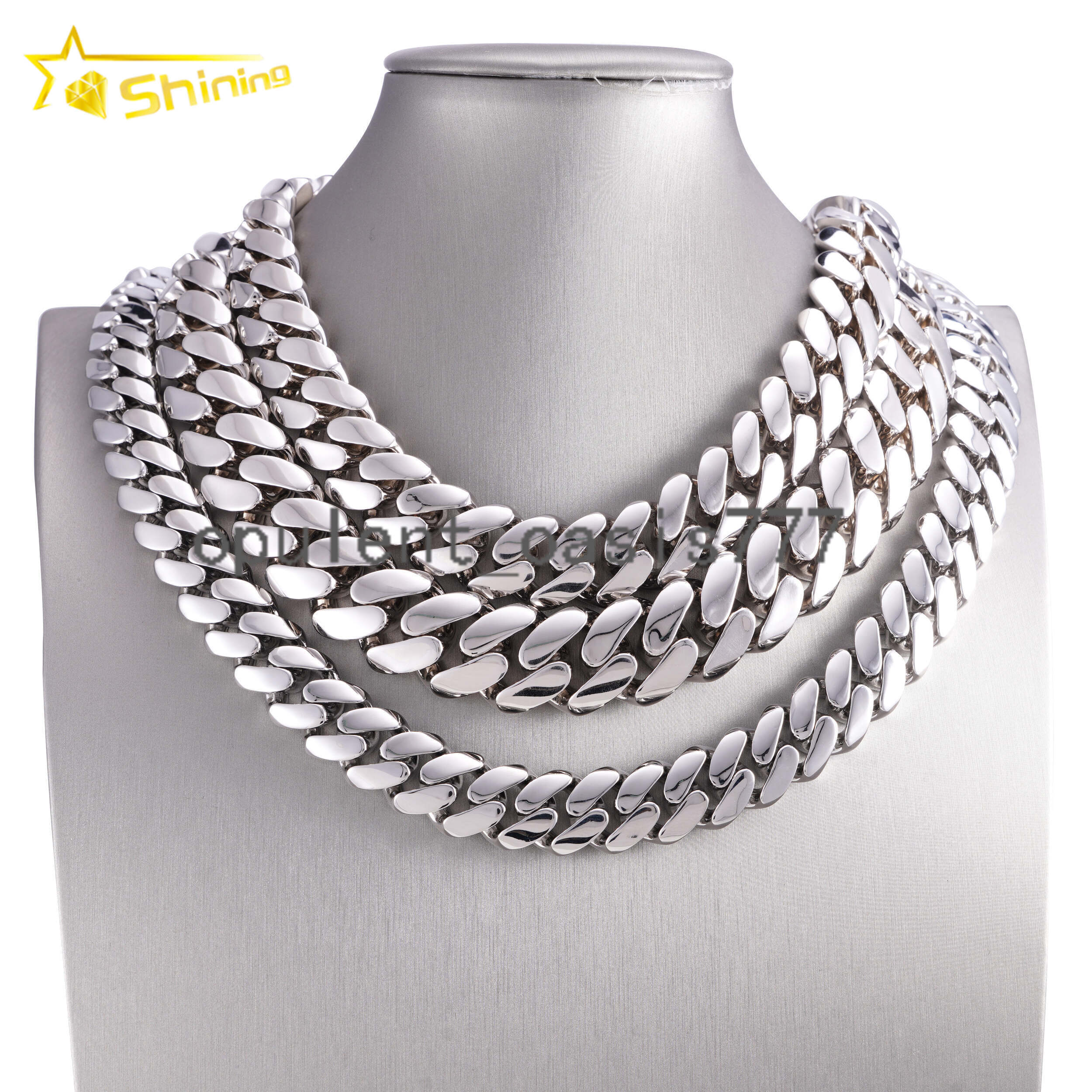 Hip Hop Jewelry Big Size 16MM 18MM Brass Miami Cuban Link Chain Men Fashion Cuban Chain Necklace